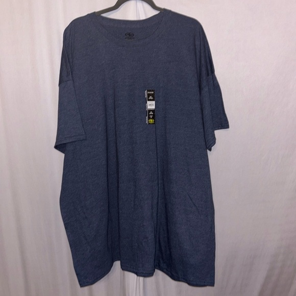 Athletic Works Blue Cove Heather Short Sleeve Tee 3XL NWT - Picture 1 of 10